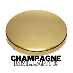 Imagen de TAPA LISA 8,7CM - CHAMPAGNE BRILLANTE