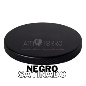 Imagen de TAPA LISA - NEGRO SATINADO