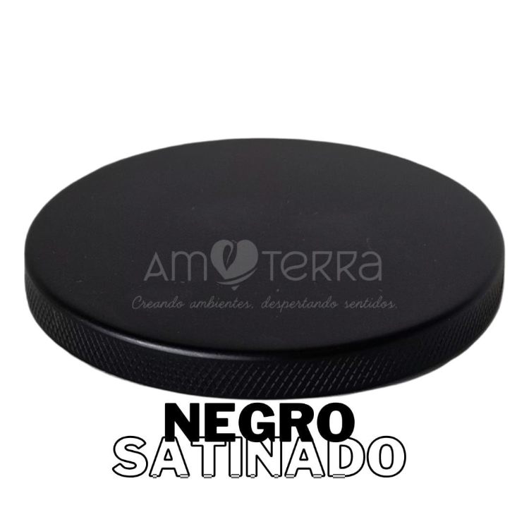 Imagen de TAPA LISA - NEGRO SATINADO