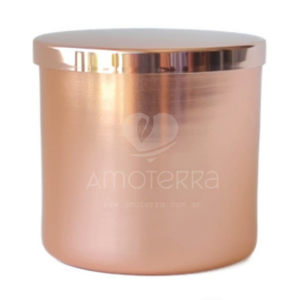 Imagen de TACHO CHICO CON TAPA LISA ROSEC BRILLANTE