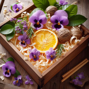 Imagen de CEDRO, VIOLETAS Y BERGAMOTA 100gr