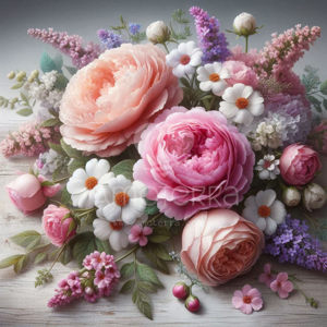 Imagen de PEONIAS, VERBENA Y ROSAS 100GR