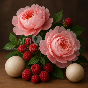 Imagen de FRAMBUESAS, PEONIAS Y MUSK 100GR