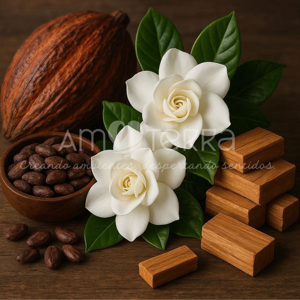 Imagen de CACAO, SANDALO Y GARDENIAS 100GR