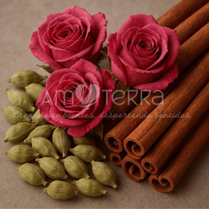 Imagen de CARDAMOMO, ROSAS Y CANELA 250gr