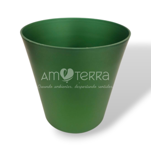 Imagen de SALE - CONICO CHICO VERDE SATINADO