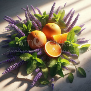 Imagen de NARANJA, LAVANDA Y MENTA 250 GRS